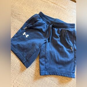 Under Armour Boys Navy Athletic Shorts